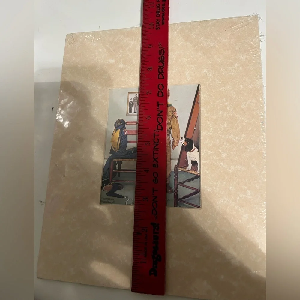 Norman Rockwell Boy Scouts Of America “Can’t Wait” Print 8x10 With Mat-New